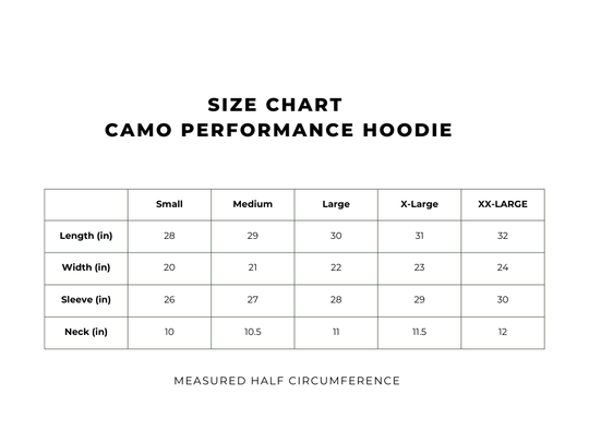 Camo Performance Hoodie