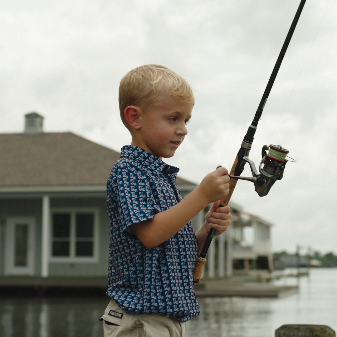 Refuge Pelican Performance Polo — Youth