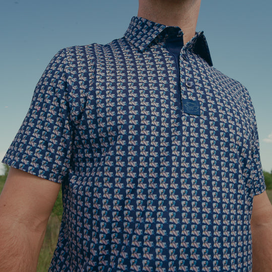 Refuge Pelican Performance Polo — Men&