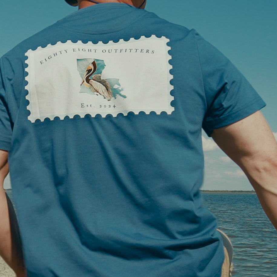 Refuge Pelican Pocket Tee back