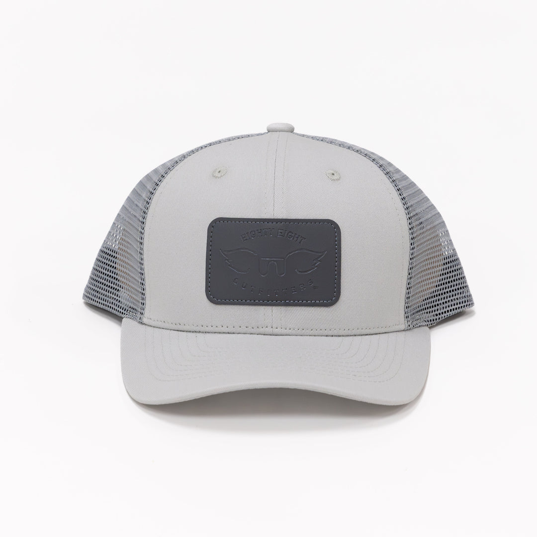grey cap on a white background
